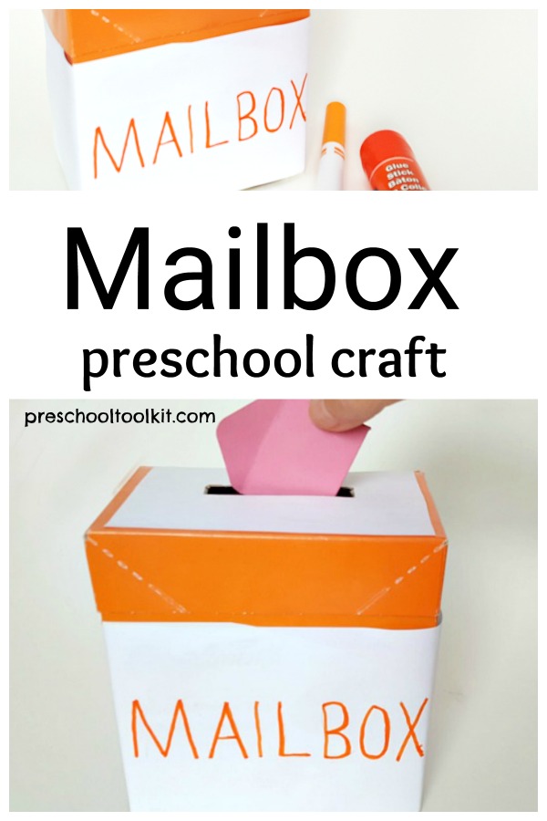 Mailbox preschool craft