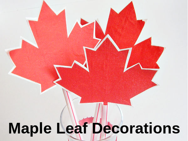 Maple leaf crafts