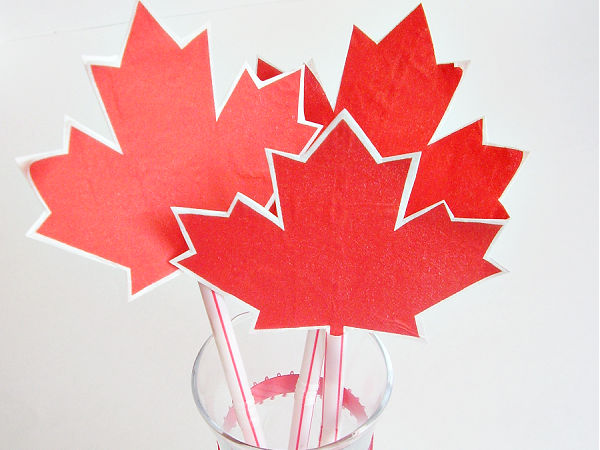 Canada Day paper crafts