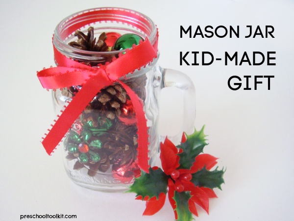 gift kids can make with a mason jar