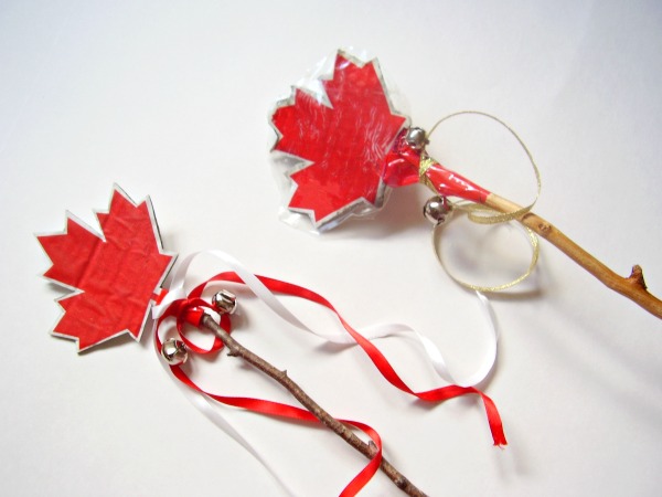 Noisemakers kids can make with bells and twigs