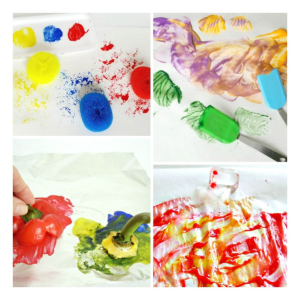 14 Homemade Painting Tools for Preschool Painting Activities ...