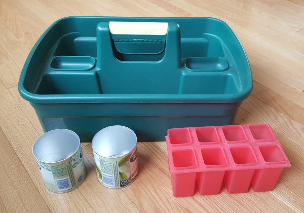 Bins Things 4 Trays Light Blue Craft Organizers & Storage Box, 4