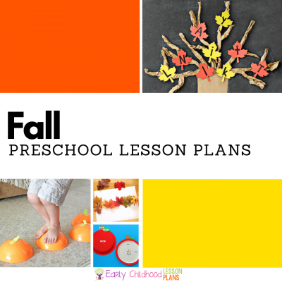 Fall unit preschool and kindergarten lesson plan