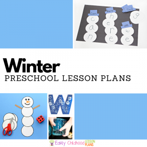 Winter preschool resource ebook