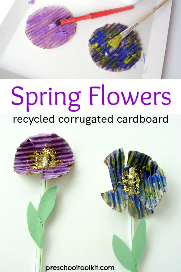 How To Craft Flowers with Cardboard