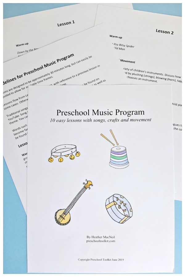 Preschool music program