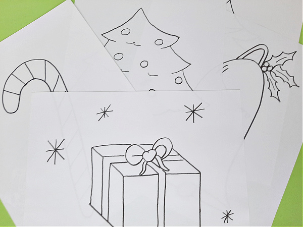 christmas coloring pages » preschool toolkit