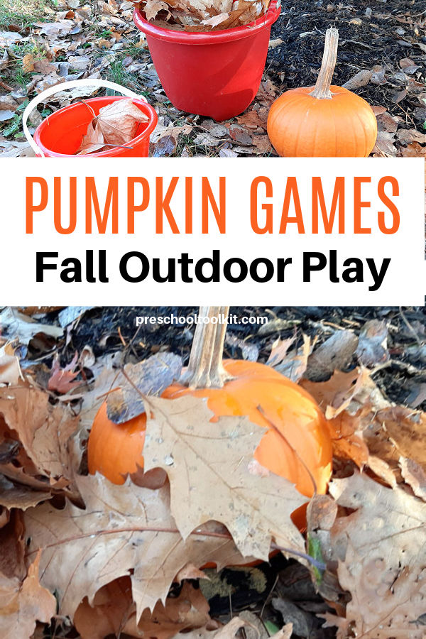 fall season preschool games outdoor fun