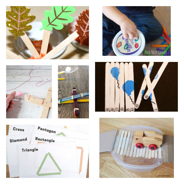 Craft stick science activities for preschoolers
