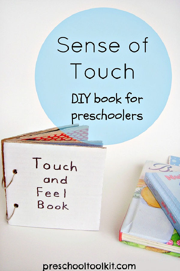 make a cardboard feely book for toddlers and preschoolers