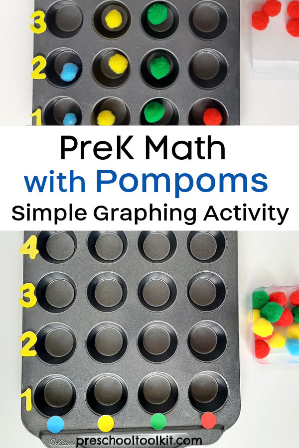 Easy graphing activity for preschool and kindergarten