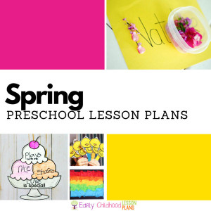 Spring theme early learning activities
