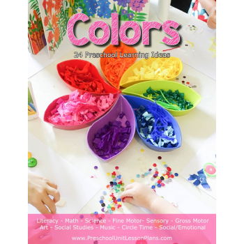Preschool lesson plans color unit