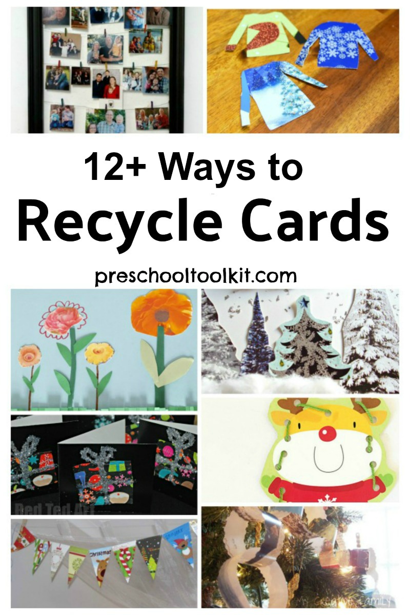 Fun Ways to Recycle Greeting Cards » Preschool Toolkit