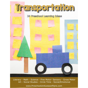 kindergarten lesson plans transportation