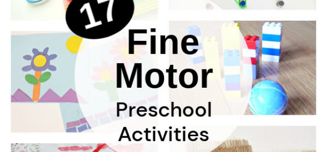 17 fine motor preschool activities