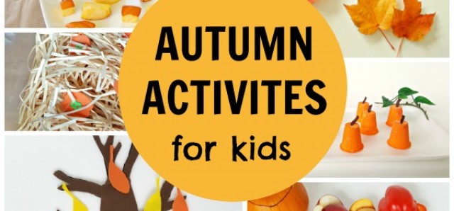 Autumn crafts and activities for preschoolers