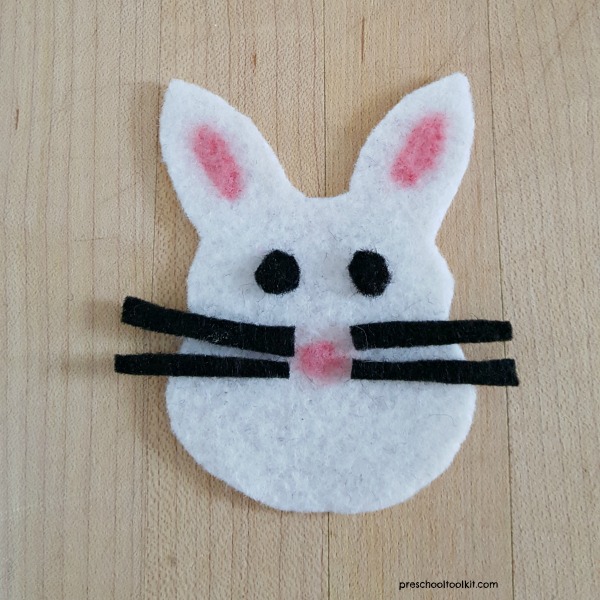 Bunny fridge magnet Easter craft