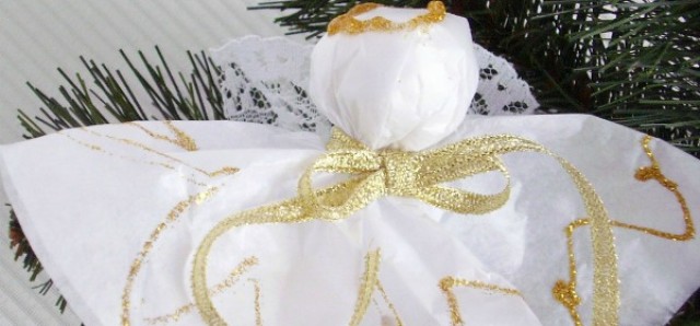 Christmas angel paper craft for preschoolers
