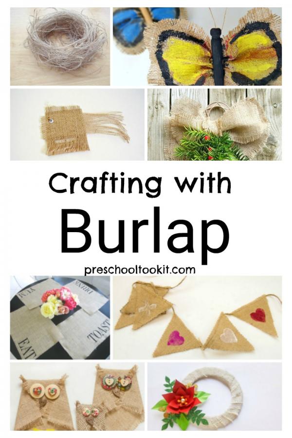 burlap craft projects