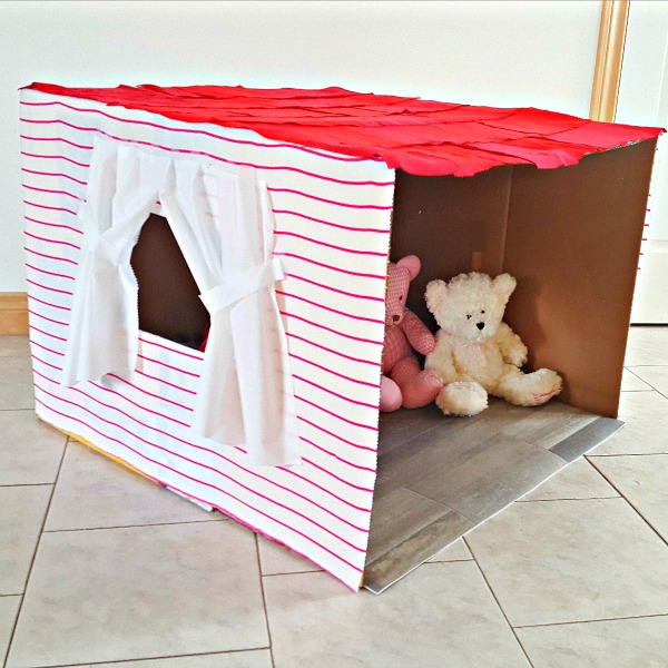 kid cardboard house