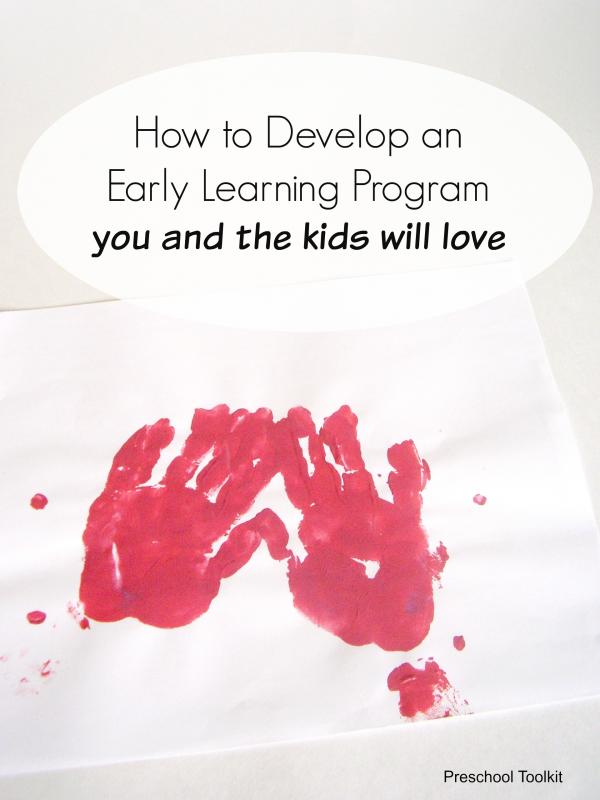 How to develop an early learning program