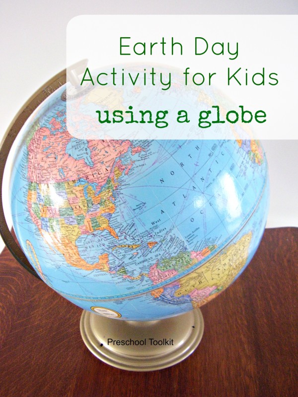 Earth Day activity using a globe