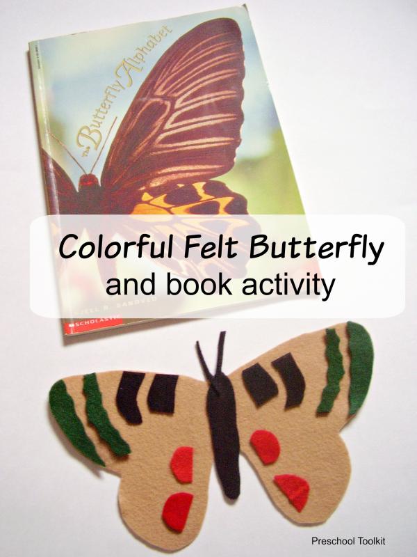 Felt Butterfly Book Activity