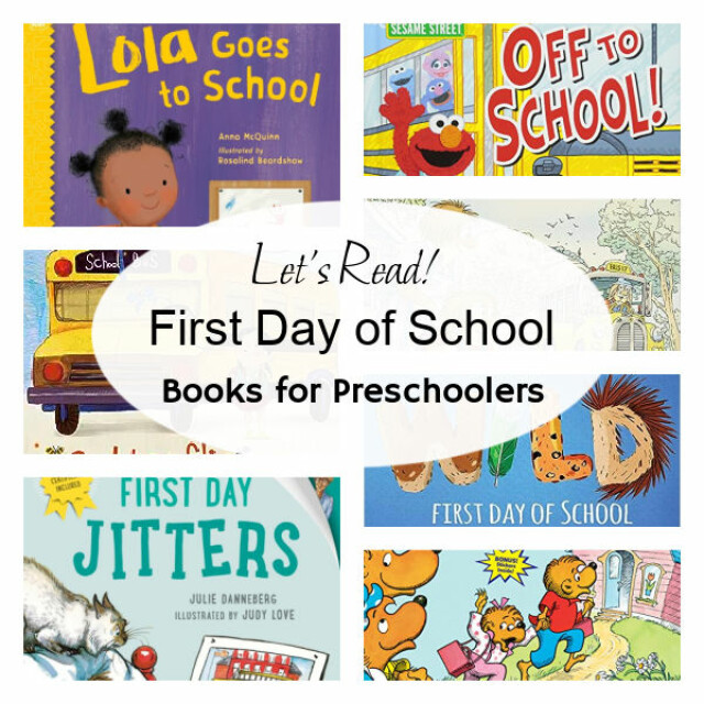First day of school books for preschoolers