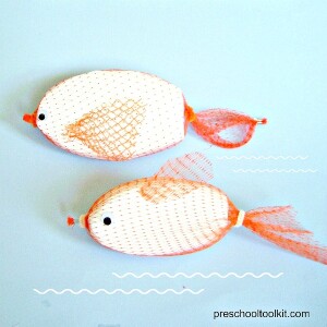 foam and mesh fish craft 