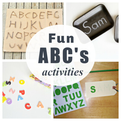 Learning the letters of the alphabet with preschoolers