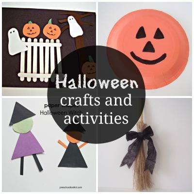 Halloween crafts and activities for preschool and kindergarten