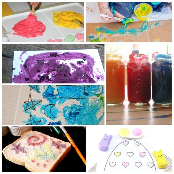 Homemade taste safe paints for kids activities