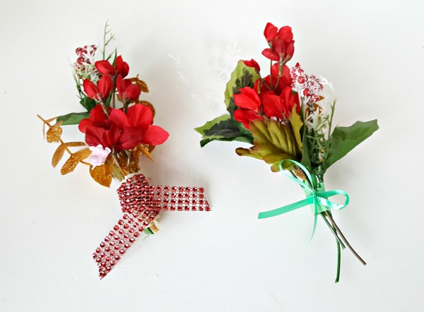 Christmas bouquet kids craft