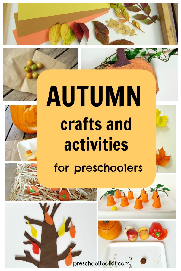 Kids crafts and activities for the fall season