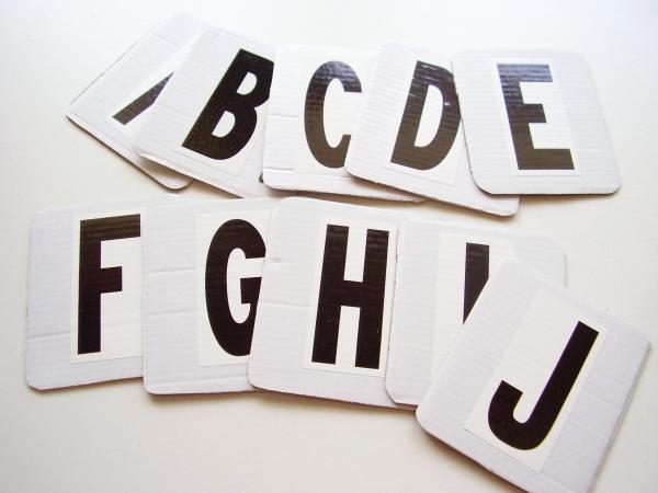 Letters of the alphabet cards literacy activities