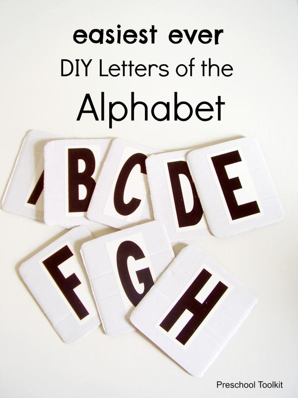 Letters of the alphabet cards