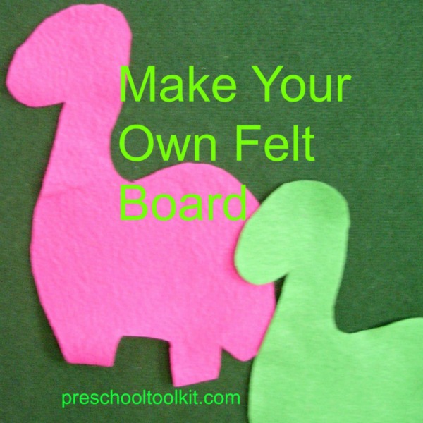 Make your own felt board for early literacy activities
