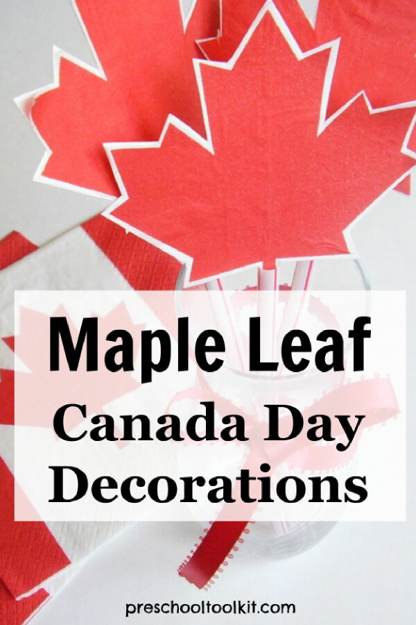 fun and easy craft for Canada Day