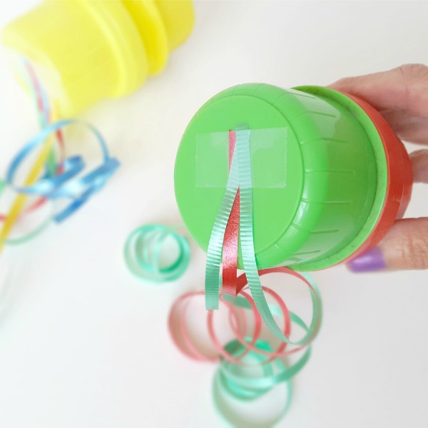 Musical instruments preschool craft with recyclables