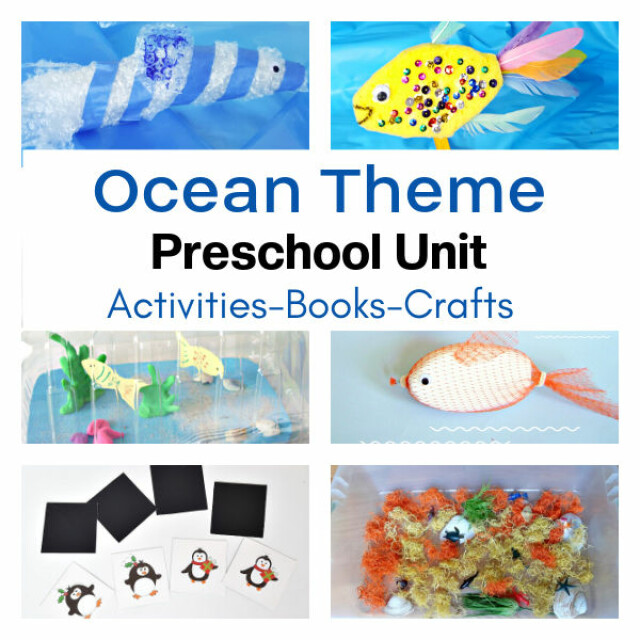 Ocean theme preschool study unit