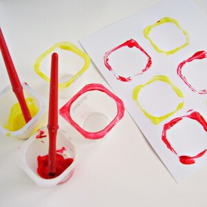 make paint tools with recyclables