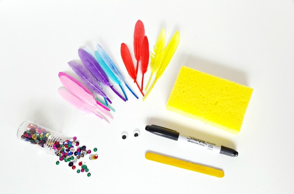 Sponge fish craft supplies