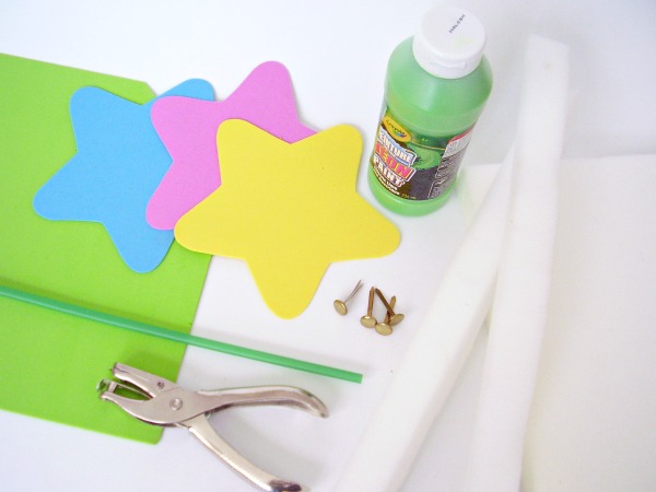 Spring Flowers Craft Using Foam Cutouts » Preschool Toolkit