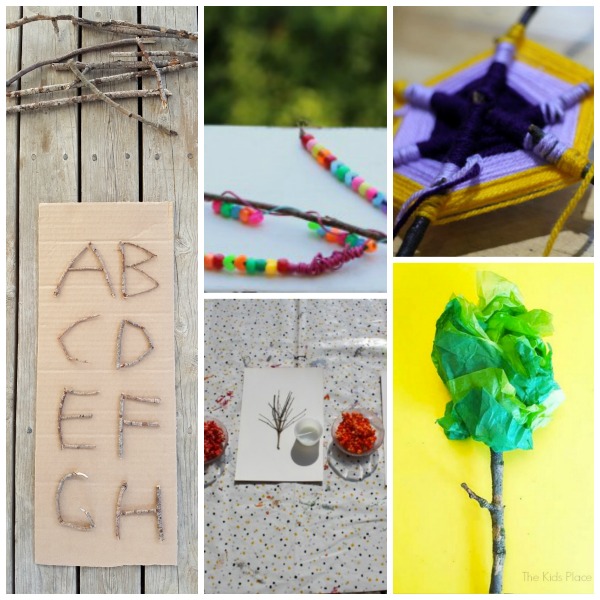 Roundup of preschool activities using twigs