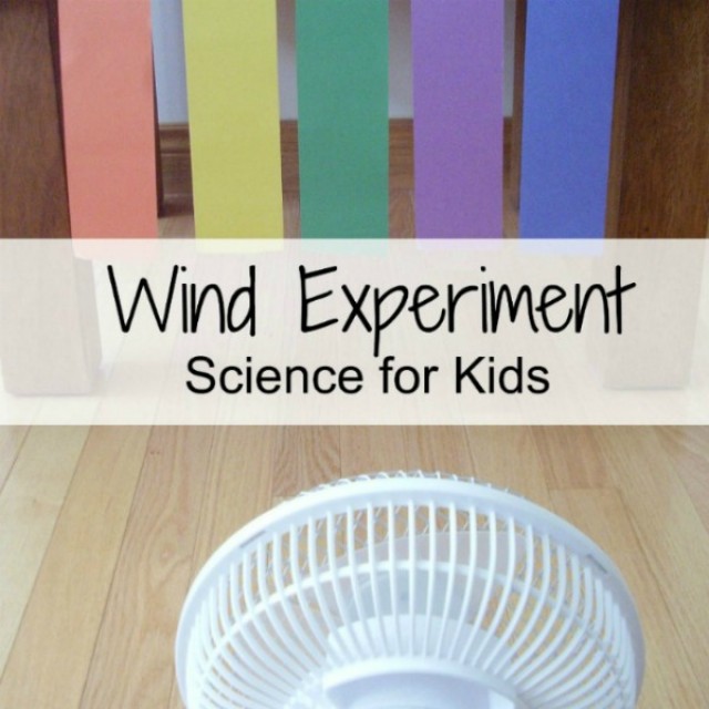 Wind experiment kids science
