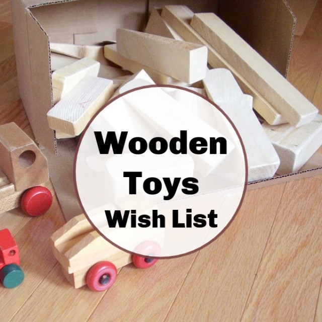 Wooden toys to make or buy for preschoolers