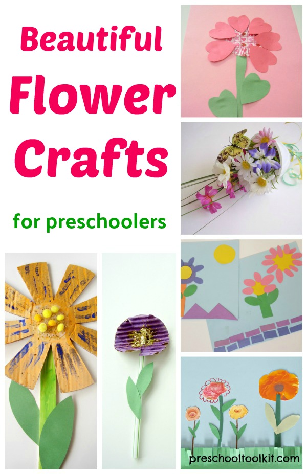 Beautiful Flower Crafts for Preschoolers » Preschool Toolkit