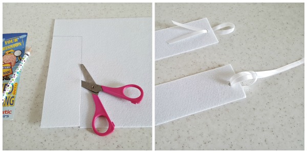 Kids can make a bookmark for Christmas gift